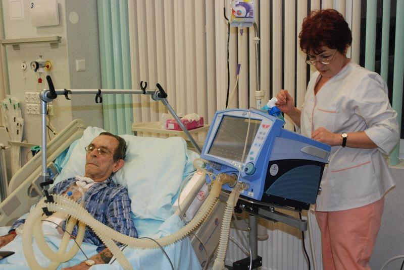 Pan Tadeusz na OIOM-ie w szpitalu w Jaśle. Fot. terazJaslo.pl / Daniel Baron