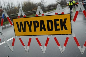 WYPADEK. Fot. terazJaslo.pl / Damian Palar