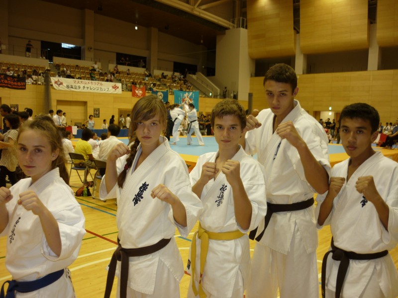 Zawodnicy Jasielskiego Klubu Kyokushin Karate