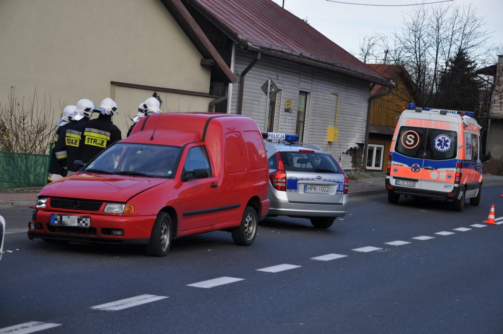 Kolizja w Kołaczycach
