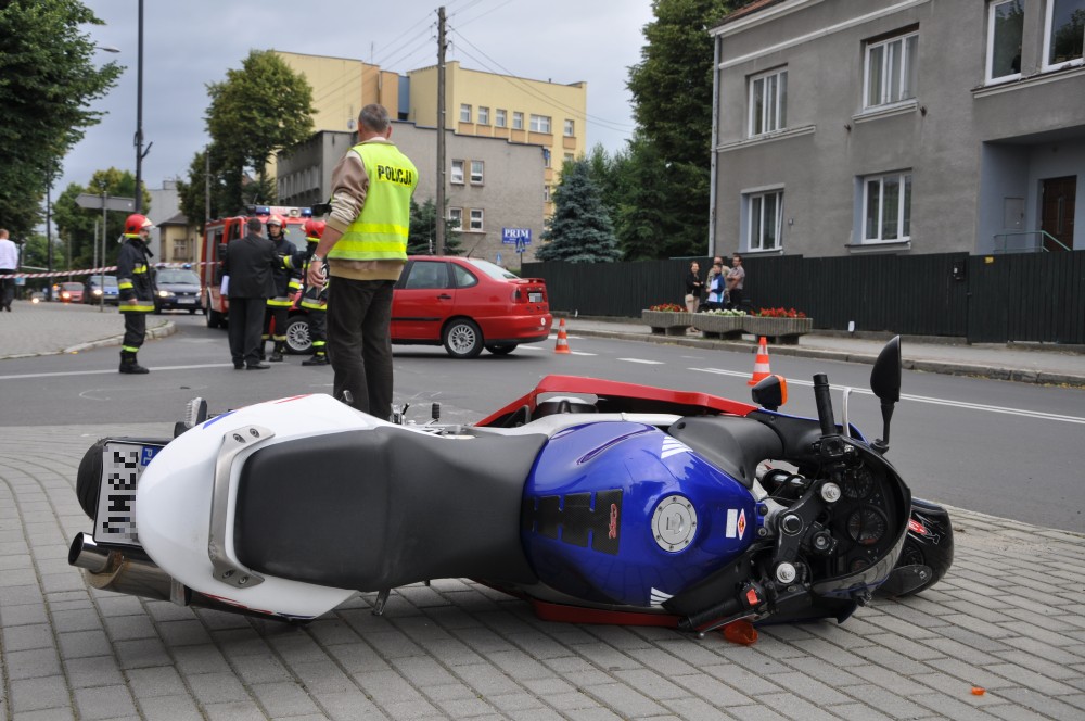 Wypadek na 3-go Maja w Jaśle