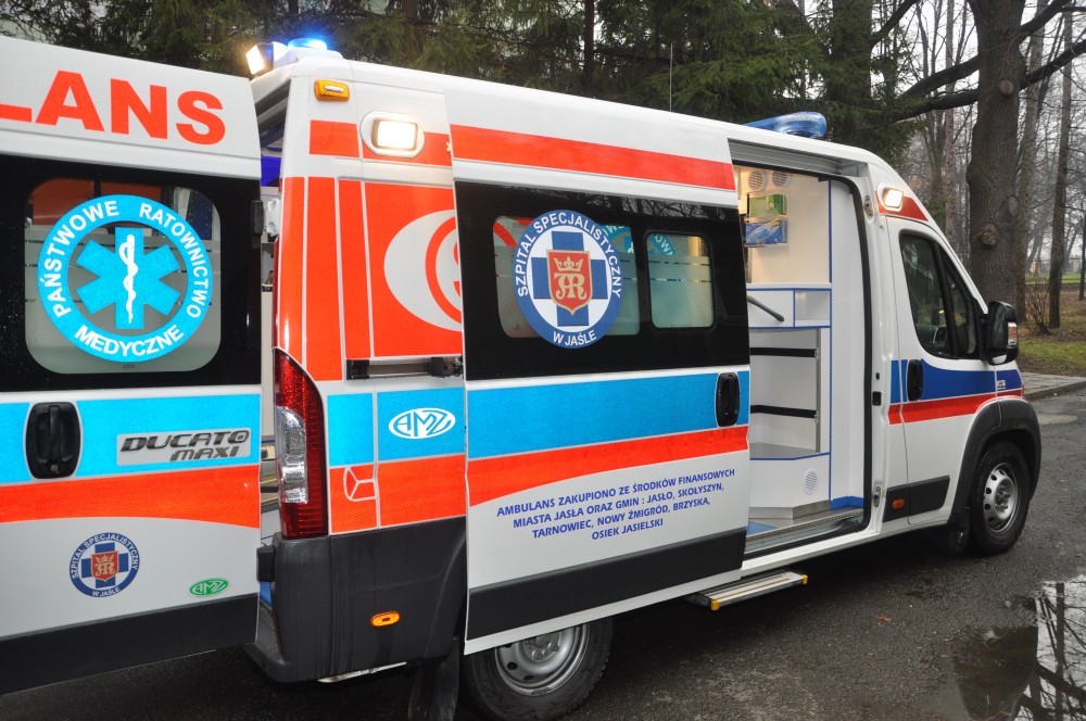 Podziękowanie za wsparcie zakupu karetki