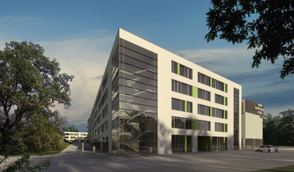 Tak w przyszłości - według wizji projektanta - miałby wyglądać jasielski szpital. © materiały Starostwa Powiatowego w Jaśle