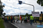 Protest mieszkańców Przysiek