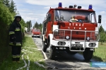 Ćwiczenia strażackie w Dobrucowej