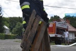 Ćwiczenia strażackie w Dobrucowej