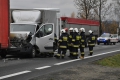 Kolizja czterech pojazdów w Kołaczycach