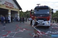 Powitanie nowego wozu w OSP Trzcinica
