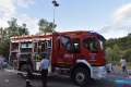 Powitanie nowego wozu w OSP Trzcinica