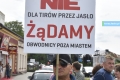 Protest mieszkańców ulicy Konopnickiej w sprawie KG2