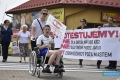 Protest mieszkańców ulicy Konopnickiej w sprawie KG2