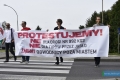Protest mieszkańców ulicy Konopnickiej w sprawie KG2