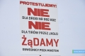 Protest mieszkańców ulicy Konopnickiej w sprawie KG2