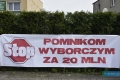 Protest mieszkańców ulicy Konopnickiej w sprawie KG2