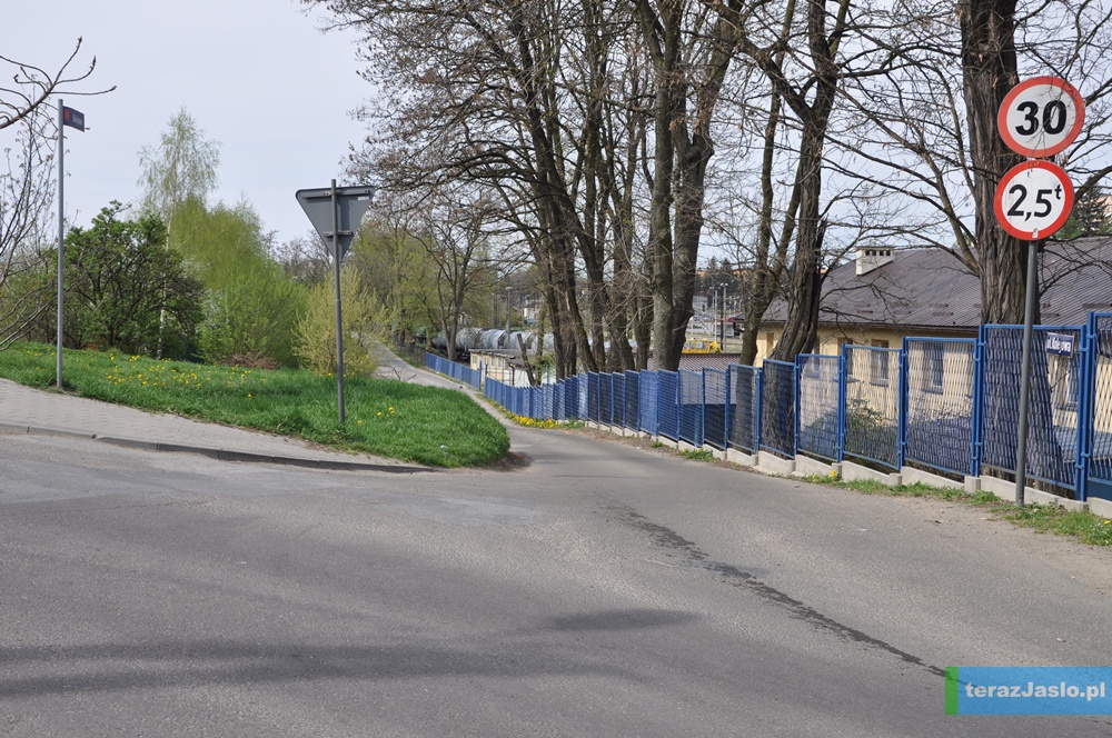 Ulica Kolejowa przed rozbudową
