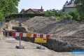Ulica Kolejowa w trakcie rozbudowy