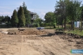 Ulica Kolejowa w trakcie rozbudowy