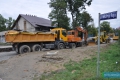 Ulica Kolejowa w trakcie rozbudowy