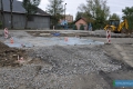 Ulica Kolejowa w trakcie rozbudowy