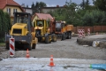 Ulica Kolejowa w trakcie rozbudowy