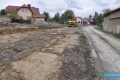 Ulica Kolejowa w trakcie rozbudowy
