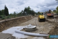 Ulica Kolejowa w trakcie rozbudowy