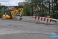 Ulica Kolejowa w trakcie rozbudowy