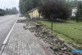 Skutki gwałtownych burz w mieście Jaśle