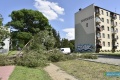 Skutki gwałtownych burz w mieście Jaśle