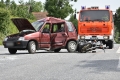 Wypadek drogowy w Majscowej