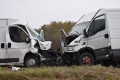 Czołowe zderzenie busów w Świerchowej