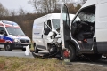 Czołowe zderzenie busów w Świerchowej