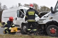 Czołowe zderzenie busów w Świerchowej