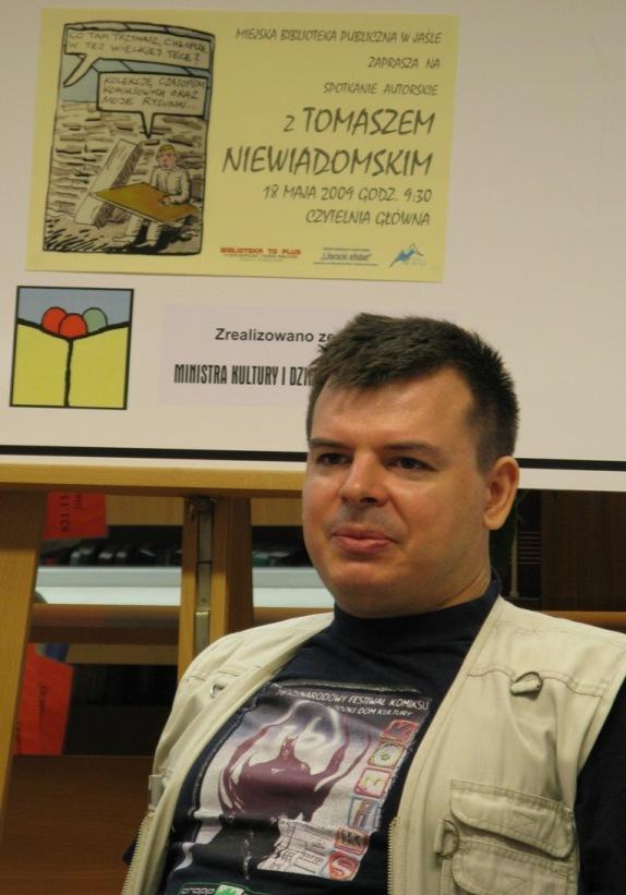 Tomasz Niewiadomski, fot. MBP w Jaśle