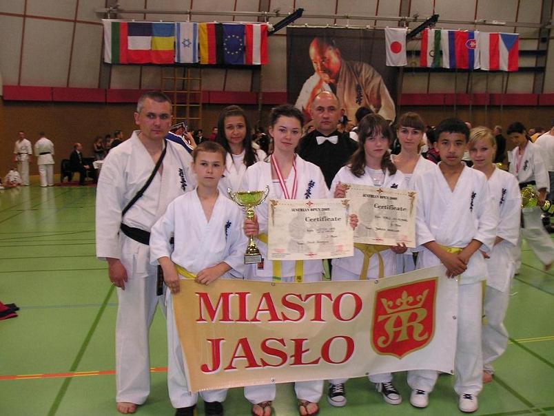 Jasielscy karatecy w Austrii. Fot. archiwum