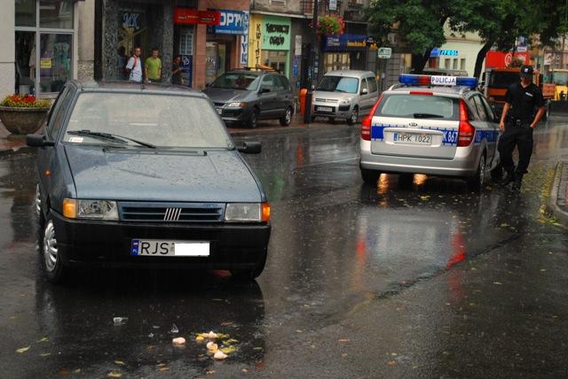 Wypadek na ulicy Kościuszki w Jaśle. Fot. Damian Palar