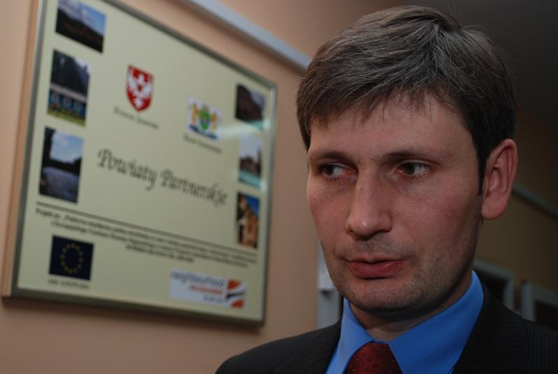 Rafał Gużkowski, dyrektor DPS w Foluszu. Fot. Damian Palar