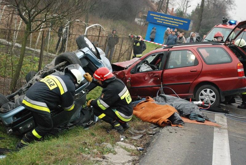 Wypadek w Jaśle. Fot. terazJaslo.pl / Damian Palar