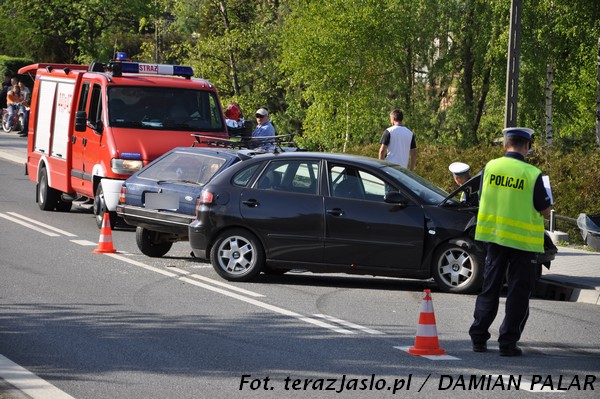 Wypadek w Zarzeczu. Fot. terazJaslo.pl / Damian Palar