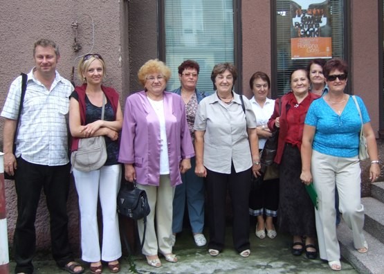 Uczestnicy spotkania klubu Michalina w muzeum