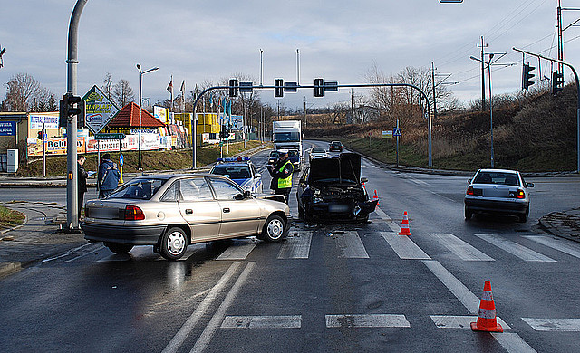 Wypadek w Jaśle