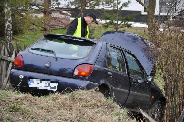 Wypadek w Kątach