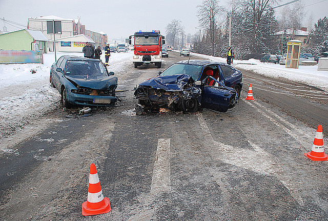 Wypadek w Skołyszynie