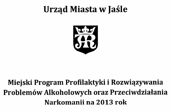 Miejski Program Profilaktyki na 2013 rok