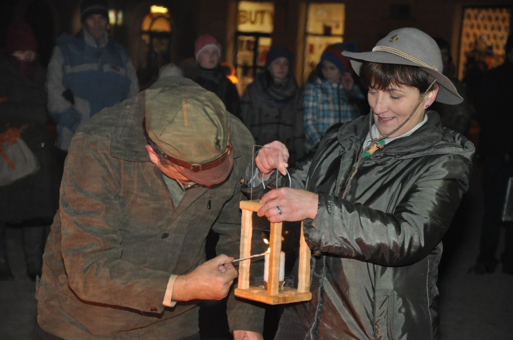 Betlejemskie Światło Pokoju 2012 w Jaśle