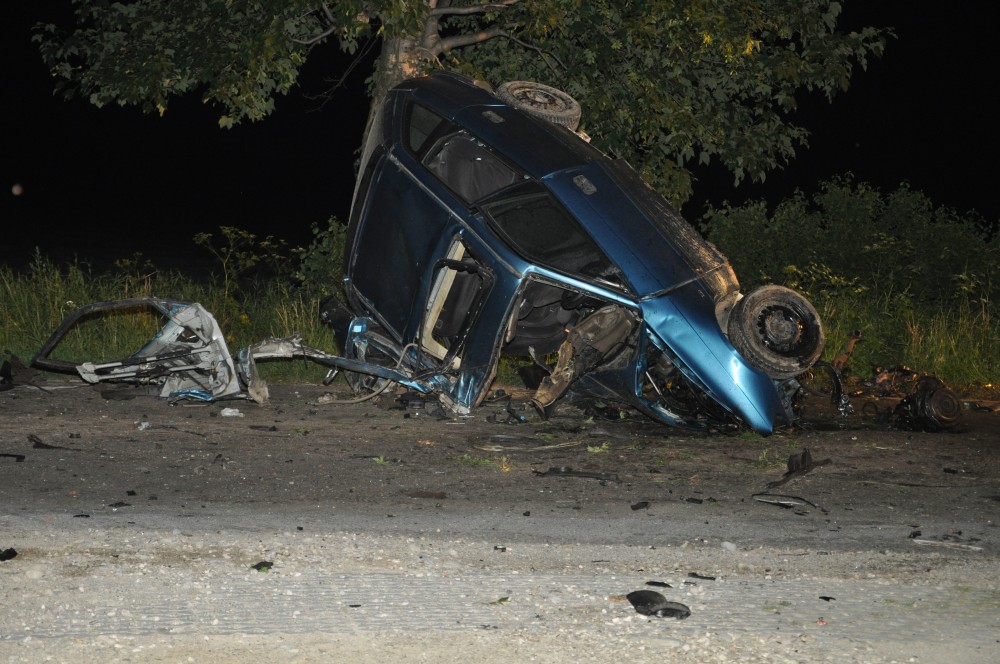 Wypadek śmiertelny w Samoklęskach