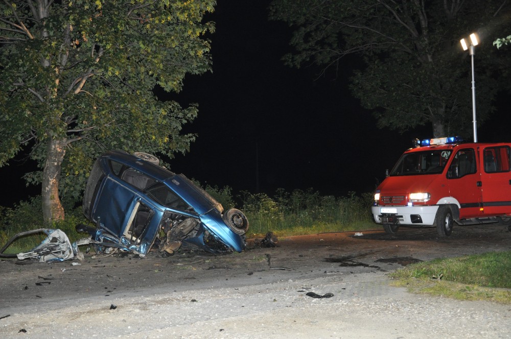 Wypadek śmiertelny w Samoklęskach