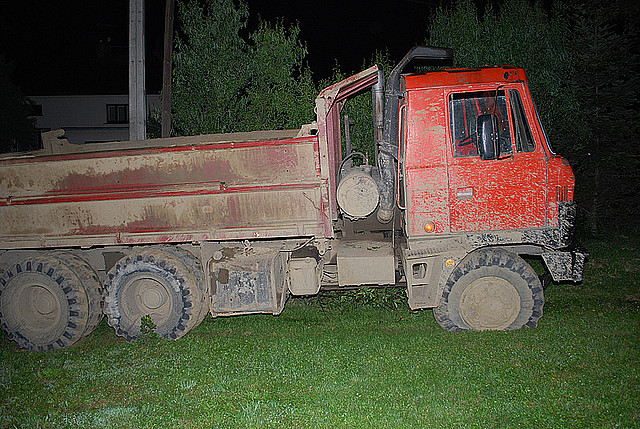 Skradziona ciężarówka