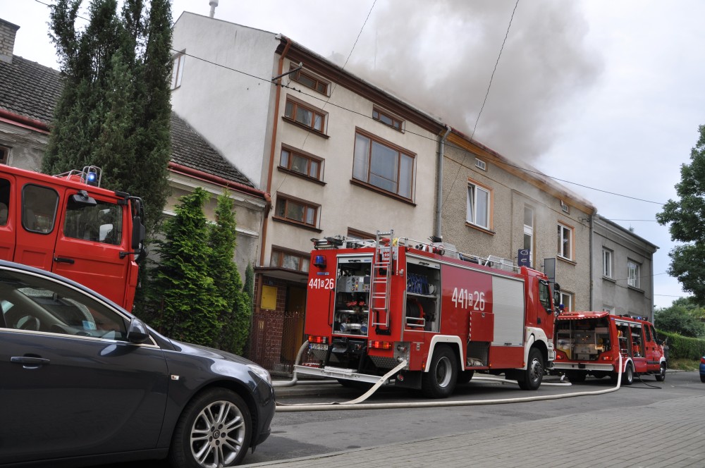 Pożar na Basztowej