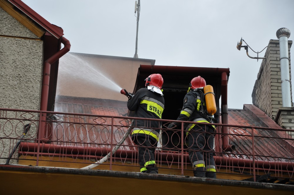 Pożar na Basztowej